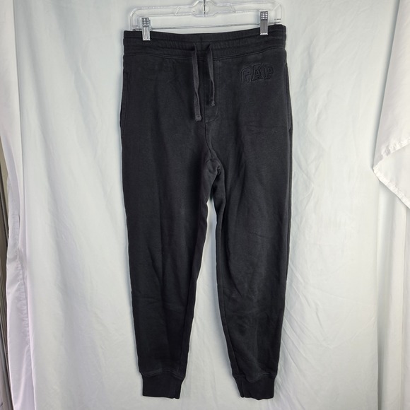 GAP Pants - Gap Fleece Joggers Womens Small Black Sweatpants Athleisure Loungewear Neutral